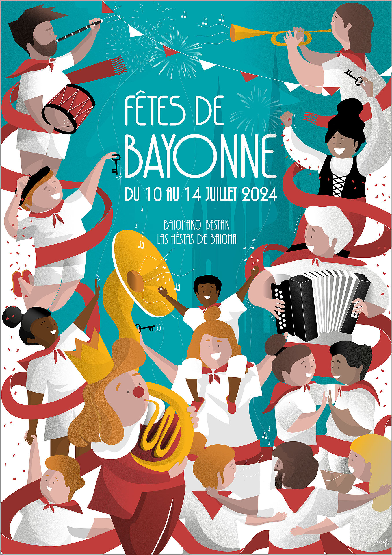 Vote concours d'affiche des Fêtes de Bayonne Fêtes de Bayonne