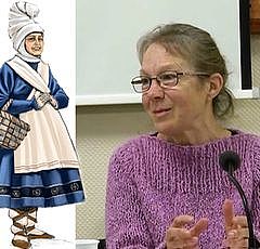 Montage de Anuntxi Arana et du personnage de Mari Domingi