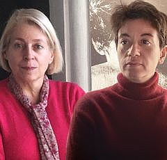 Juana Salabert - Samira Negrouche Portrait de Juana Salabert et Samira Negrouche